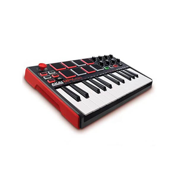 AKAI MPK mini MK3 Professional MIDI Keyboard Controller Red New in